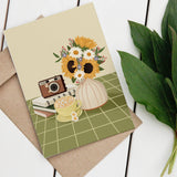 sunflowers greeting cards