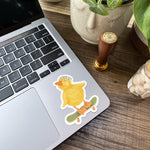 sk8er duck on laptop